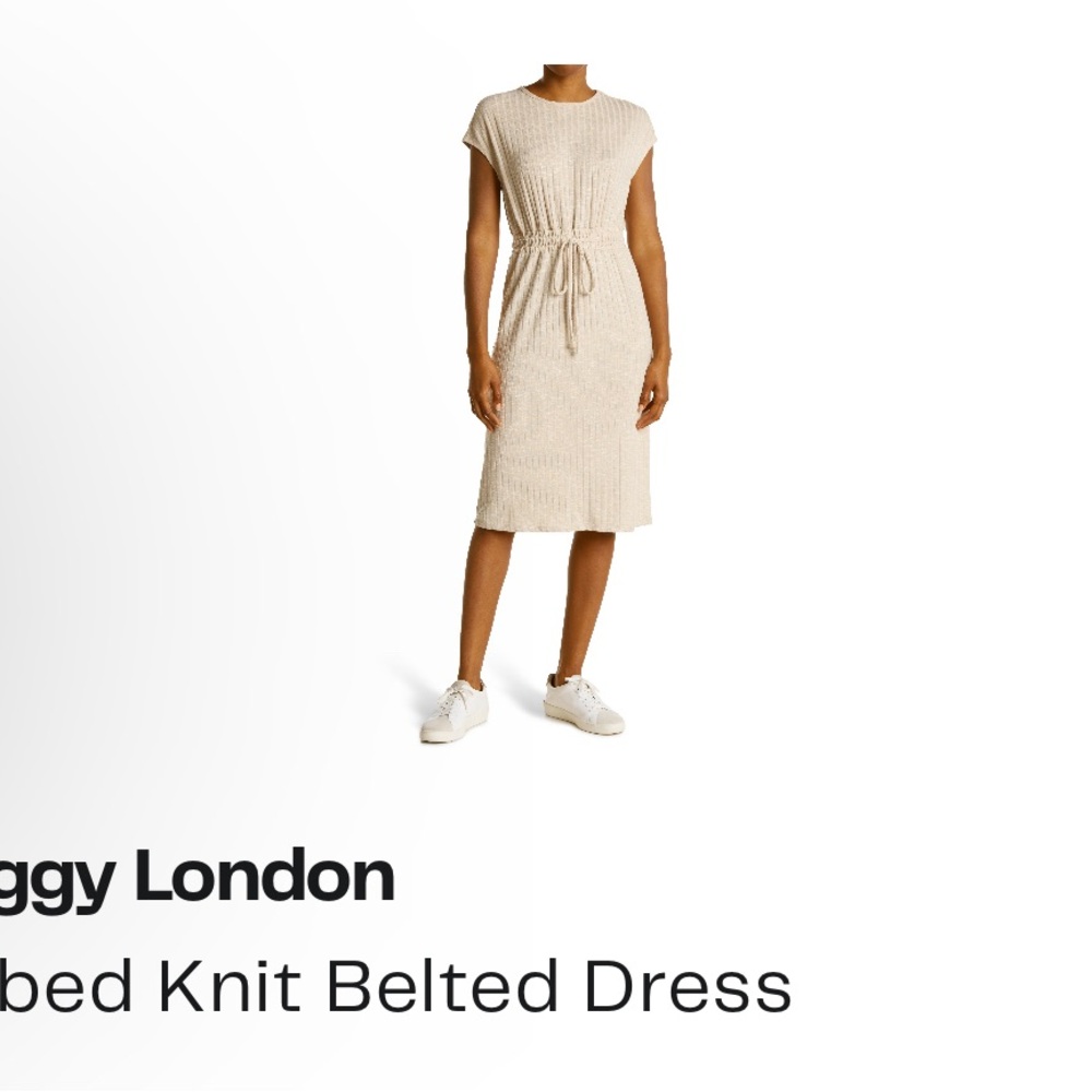 Maggy London knitted midi dress.